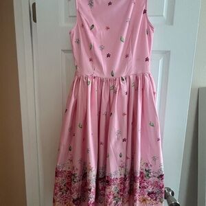 Lindy Bop Floral Print Dress